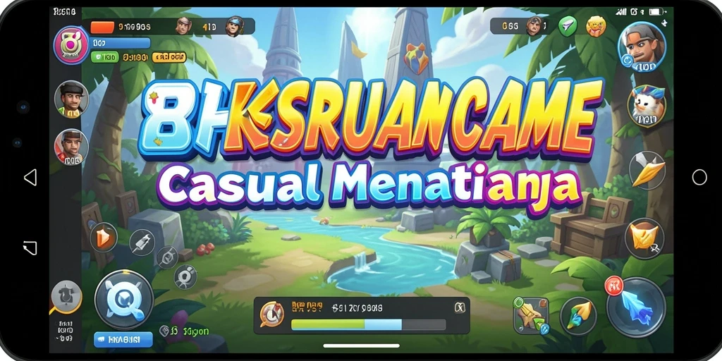 Screenshot 8QR menampilkan pemain yang sedang menikmati keseruan gameplay.
