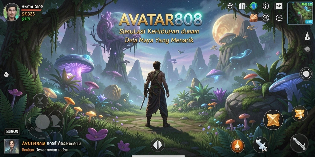 Gameplay simulasi menarik di AVATAR808 dengan interaksi sosial yang mendalam.