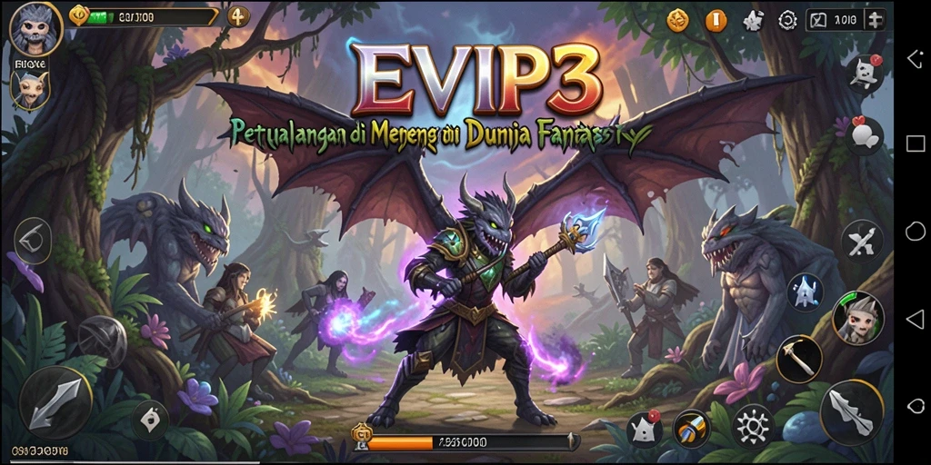 Tampilan gameplay EVIP3 yang menakjubkan dan mendebarkan.