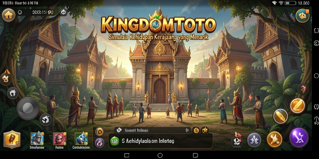Tampilan gameplay KINGDOMTOTO dengan grafis yang memukau.