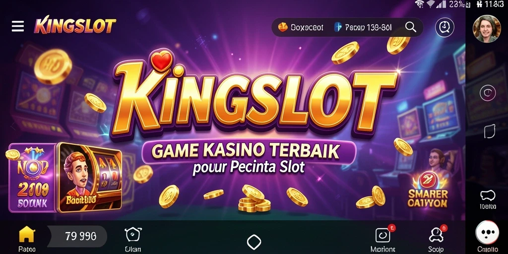 Tampilan gameplay KINGSLOT yang seru dan mengasyikkan.