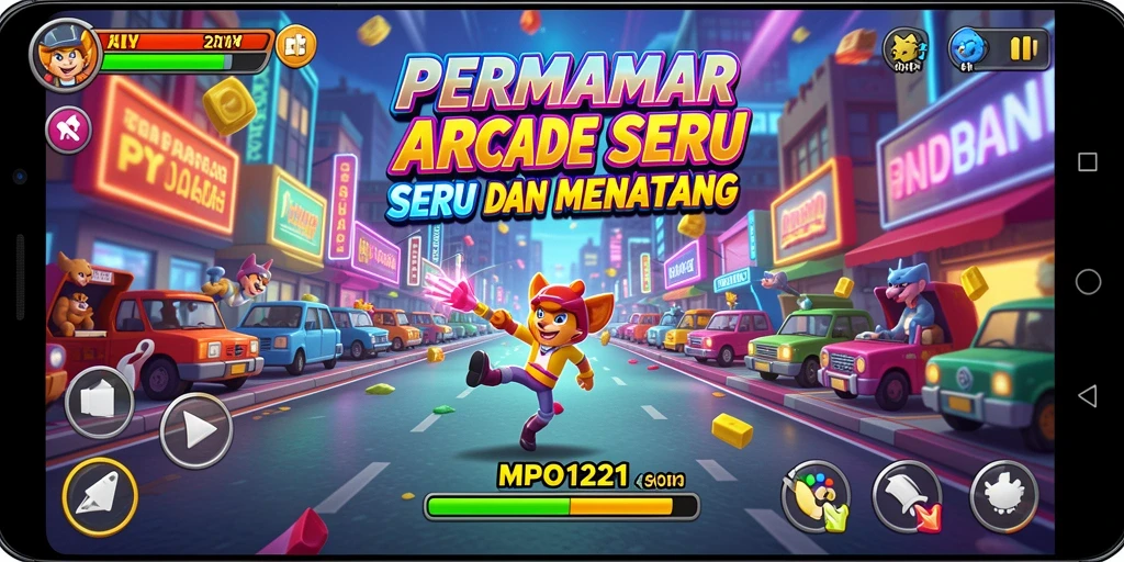 Gameplay seru MPO1221 dengan grafis menarik.