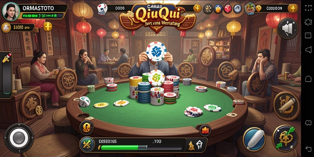 Gameplay QiuQiu yang seru dan penuh strategi di ORMASTOTO.