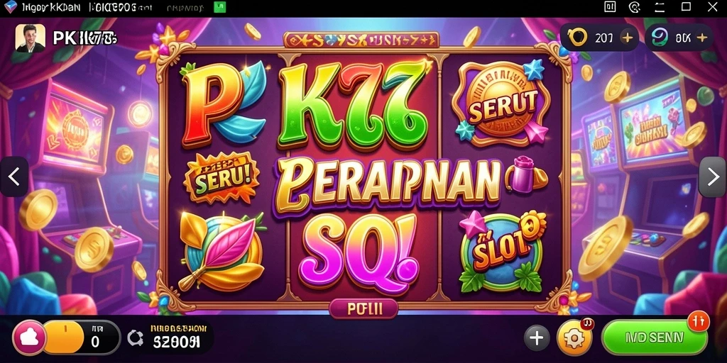 Gameplay PK77 dengan berbagai tema slot yang mengasyikkan.