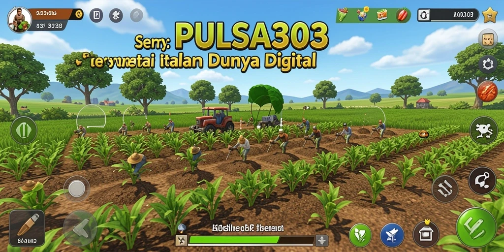 Tampilan gameplay PULSA303 yang menarik dan interaktif saat bertani.
