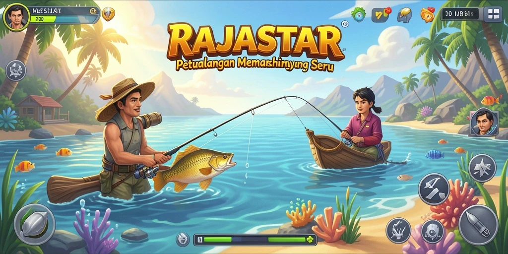 Tangkapan besar di RAJASTAR dengan tampilan grafis yang memukau.