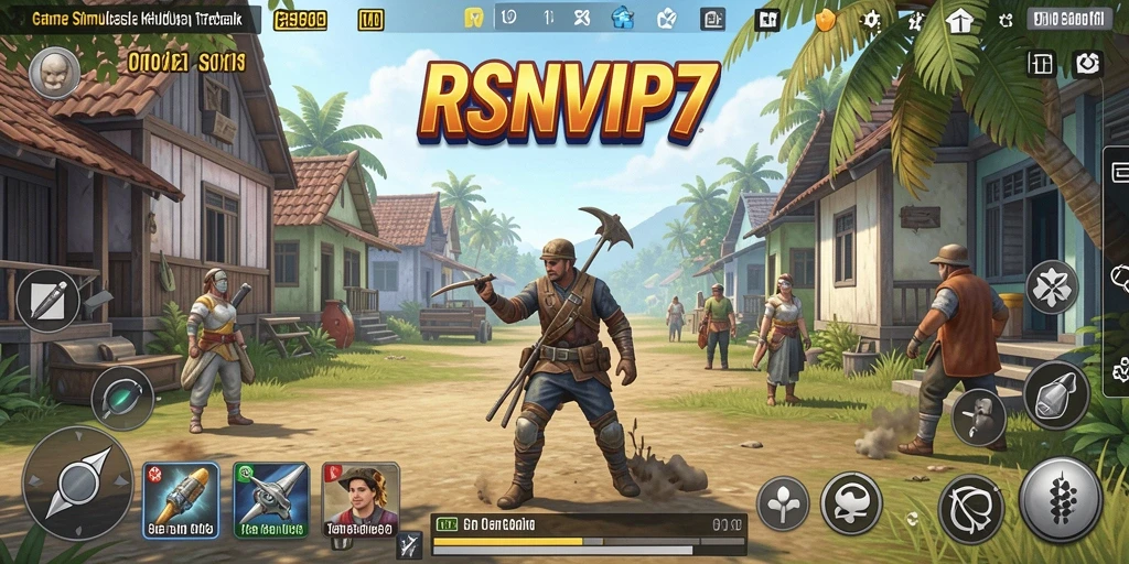 Screenshot gameplay RSNVIP7 yang menunjukkan momen kreatif dan interaktif.